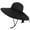 Black, variant on Women's Sun Hats Wide Brim Hat for Women Sun Protection Hat Packable Sun Hat Women Gardening Hat with Chin Strap, Mix Beige, S/M