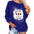 thumbnail image 1 of Sudadera Navideña de Cuello Redondo Para Mujer, Moda de Verano, Estampado Informal, Camiseta Holgada de Manga Larga, Top, Blusa, Jersey Odeerbi ODB197227, 1 of 6