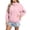 Pink, variant on Fewfanhot Women's Lightweight Waterproof Rain Jacket Full Zip Coat with Hood & Pockets for Hiking, Travel and Rainy Days