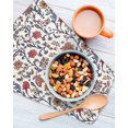 thumbnail image 3 of Boho Leaf Kitchen Dish Towels for Drying Dishes Set of 2, Orange Red Spring Farmhouse Pastoral Tribal Waffle Weave Microfiber Hand Tea Bathroom Towels Quick Dry & Absorbent Towel 12x12, 3 of 7