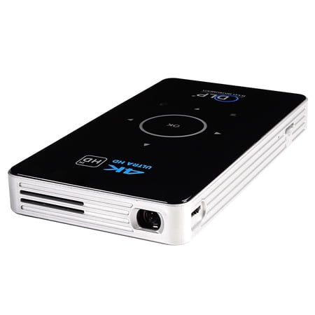Yinzam P06 Pocket Projector with 5000 mAh Battery Android 2GB 32GB Touch Panel Support 4K Video 3D Mini Projectors