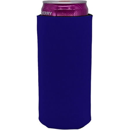 

Blank Soft Foam Collapsible Slim Can Coolie (Royal Blue 1)