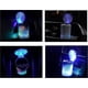 thumbnail image 5 of Con cubierta para automóvil, cenicero sin humo para automóvil, con luz LED azul, hogar, oficina y viajes (plata 1 pieza) Rojo Verde Cocina, Decoración y Otros, 5 of 5