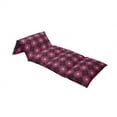 thumbnail image 4 of Purple Mandala Floor Pillow Lounger Cover, Vintage Psychedelic Ornamental Cosmos Essence Image, Nap Mat Printed Fabric Case for 5 Pillows, 88" x 27", Maroon Hot Pink, by Ambesonne, 4 of 5