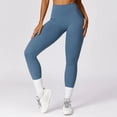 thumbnail image 1 of Mallas deportivas ajustadas sin costuras para mujer, pantalones de Yoga de cintura alta, mallas para entrenamiento en gimnasio, accesorios de realce para gimnasio, 1 of 5