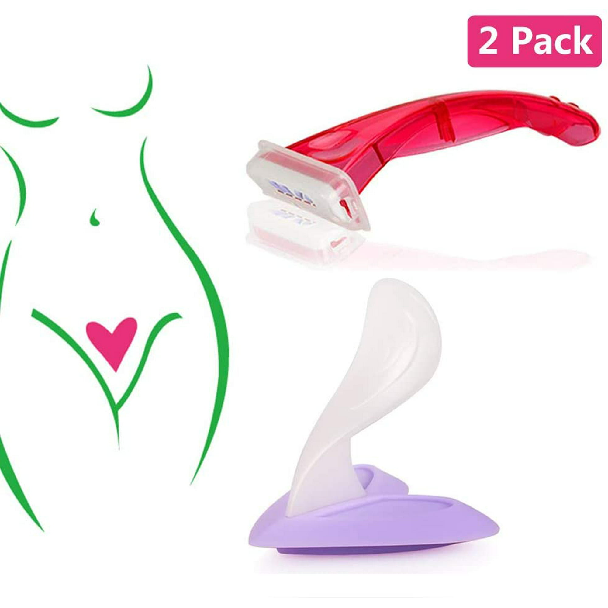 Ladies Bikini Trimmer Pubic Hair Shaver for Women,Bikini Trimmer Shaver and  Bikini Shaving Stencil Private Intimate Tools (Heart) | Walmart Canada