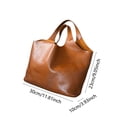 thumbnail image 3 of Soft Polyurethane Leather Tote Bag Large Capacity Shoulder Handbag For Women Casual Everyday Work And Travel, 3 of 7