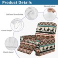 thumbnail image 5 of Kuiaobaty Cowboy Cactus Pattern Recliner Sofa Slipcover Aztec Print Stain Resistant Lazy Boy Chair Protector Breathable Reclining Chair Cover with Pocket Washable Recliner Slipcover for Pets, 5 of 8