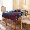 thumbnail image 5 of Theme square tablecloth has an iconic print, fits most tables, and is easy to care for perfect gifts for fans friends and family，55" x 71"（140*180cm）, 5 of 6