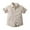 Beige, variant on Little & Big Boy's Hawaiian Shirts Short Sleeve Fun Print Button Down Dress Shirt Tops for Kids, 3 Months - 11 Years