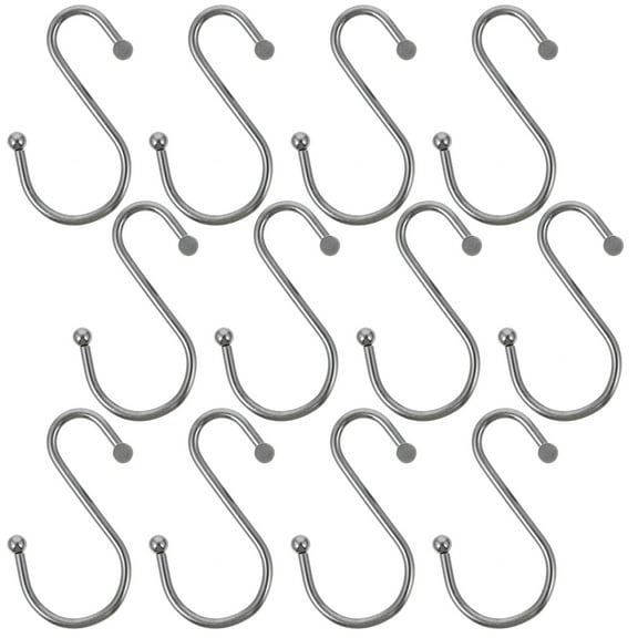 unbranded  12 Pcs Door Hangers Curtain Hook Corrosion-resistant Hooks Elegant