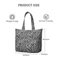 thumbnail image 4 of 22 Inch Oversized Travel Bag Lightweight Canvas Weekender Duffel with Multi Pockets, Animal Print, 4 of 5