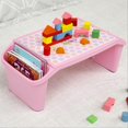 thumbnail image 3 of Kids Lap Desk Tray, Kids Portable Lap Tray Plastic Lap Desk Pink, 3 of 5