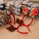 thumbnail image 4 of 3 piezas decoraciones navideñas nuevo estilo botón de cabeza de madera polvo suelto festival de madera largo rendimiento del día del niño diadema navideña, 4 of 5