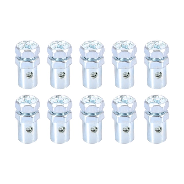Unique Bargains Universel 10Pcs Ligne de Frein Câble Fixe Vis Fixation pour Moto