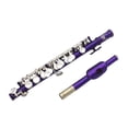 thumbnail image 2 of C Key Cupronickel Piccolo with Silver Plating, Purple Padded Carrying Case, Cleaning Cloth (Random Color), Screwdriver & Maintenance Stick (Random Color) – Exquisite Design for Musical Enthusiasts,, 2 of 6