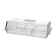 thumbnail image 2 of Fancyes Pastry Serving Tray Cake Holder 3 Compartment Snack Food Serving Display Tray Buffet Chafer for Catering Events Pastry, 2 of 8