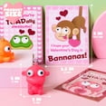 thumbnail image 6 of Joyfy 28 Packs Valentines Cards with Animal Popping Eyes Keychains for Kids, Stress Relief Fidget Toys for Kids Valentines Party Favor, Classroom Exchange Prize Gifts, 6 of 10