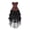 Brown, variant on Women Steampunk Floral Bustier Corset with Tulle Skirt Black XL