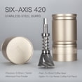 thumbnail image 2 of Manual Coffee Grinder with Numerical External Adjustable Setting, Capacity 30g with CNC Stainless Steel Conical Burr for Home and Travel, 2 of 7