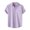 Purple, variant on Men Short Sleeve Shirts Casual Short Sleeve Dress Shirt Mens Short Sleeve Henley Shirt Mens Summer Shirts Linen Todays Daily Deals Clearance