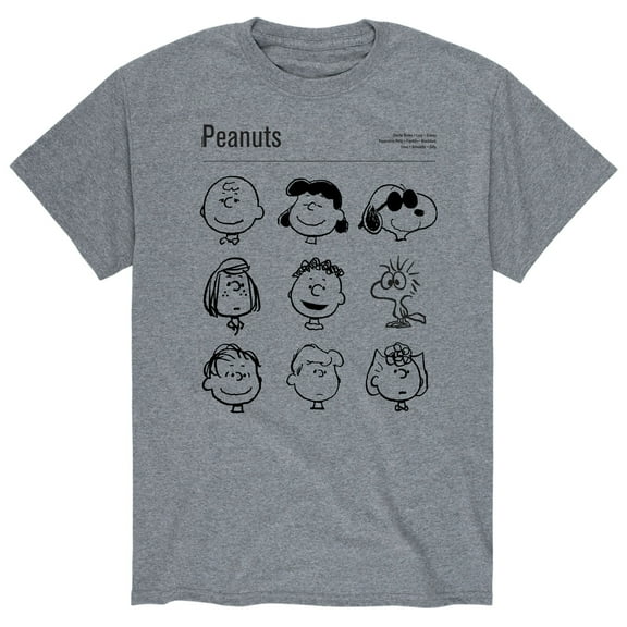 Peanuts - Snoopy And Friends - Men's Short Sleeve Graphic T-Shirt