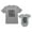 Dad Gray / Son Gray, variant on Rad Dad - Rad Like Dad Father Shirt & Son Bodysuit Funny Dad & Me Matching Set Dad Black XXX-Large / Son Black 18M (12-18M)