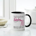 thumbnail image 4 of CafePress - 70Th Birthday Fabulous - 11 oz Ceramic Mug - Novelty Coffee Tea Cup, 4 of 4