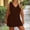Brown, variant on Fnooota Womens Plus Size V Neck Dresses, Sleeveless Casual Loose Fit Summer Dresses for Women Gray Size 4XL