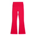 thumbnail image 7 of EliteGoogv Womens Yoga Pants Fold Waist Wide Leg Trousers For Women Summer Vacation Casual Pants Red L, 7 of 7