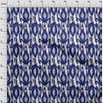thumbnail image 4 of oneOone Georgette Viscose Dark Blue Fabric Ikat Dress Material Fabric Print Fabric By The Yard 42 Inch Wide, 4 of 4