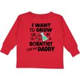 thumbnail image 3 of Inktastic I Want To Grow up To Be a Scientist Like My Daddy Boys or Girls Long Sleeve Toddler T-Shirt, 3 of 5