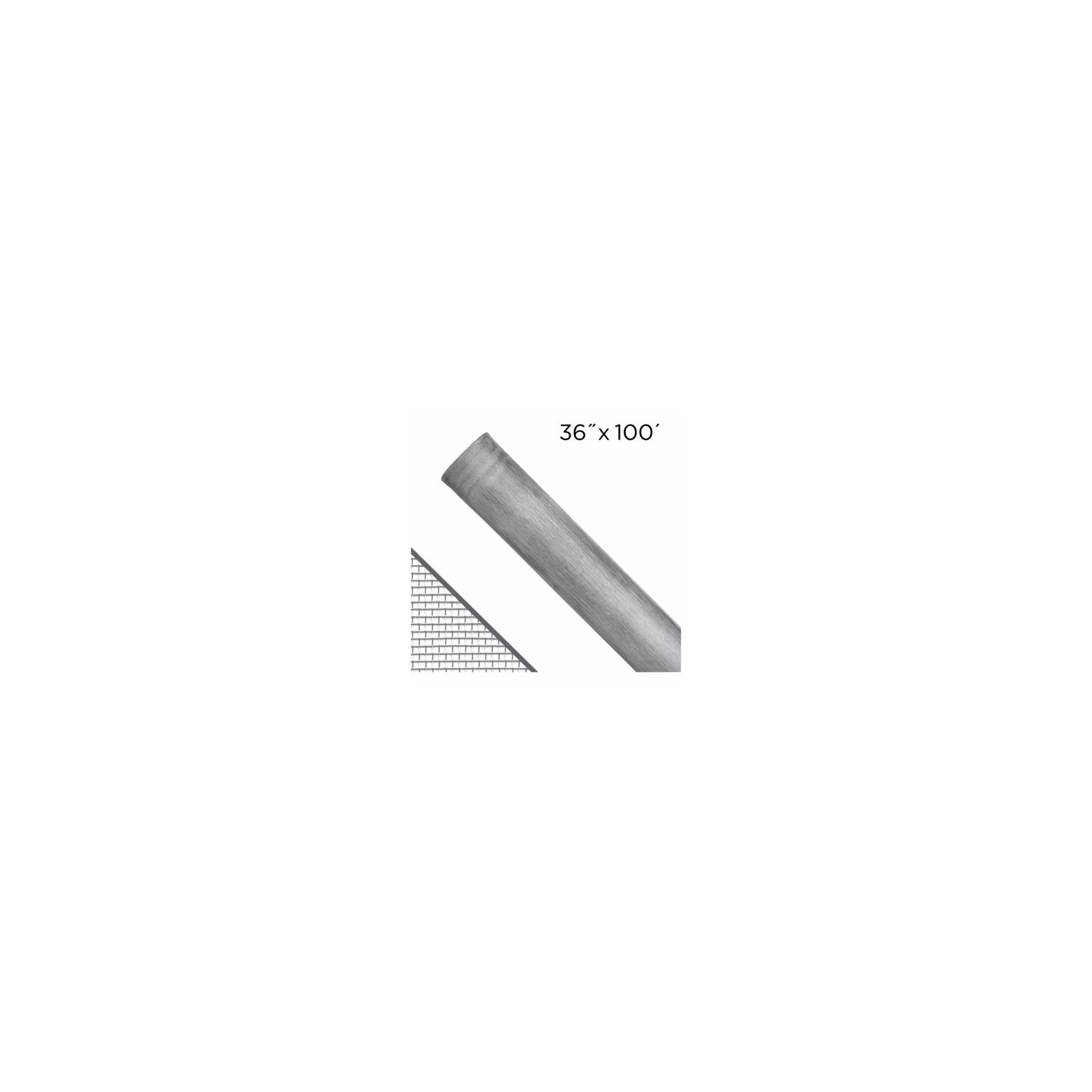Replacement Screen, Aluminum, 36 in W, 100 ft L, 0.011 in Wire Dia, Bright FCS9296-M
