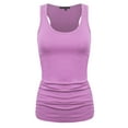 thumbnail image 3 of Made by Olivia Women's Casual Basic Sleeveless Racerback Shapewear Top, 3 of 6