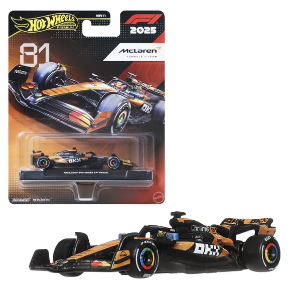 Vehículo de Colección Mattel Hot Wheels Equipo McLaren Formula 1 Oscar Piastri