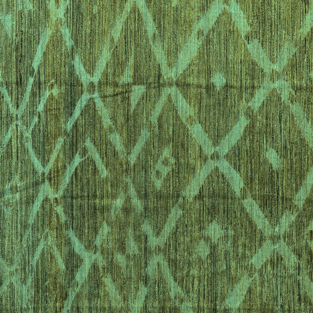 Ahgly Company Indoor Square Abstract Turquoise Blue Modern Area Rugs, 7 ...