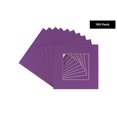 thumbnail image 2 of Dark Purple 20x20 Picture Frame Mats with White Core for 8x8 Pictures - Fits 20x20 Frame - Pack of 100 Mats, 2 of 8