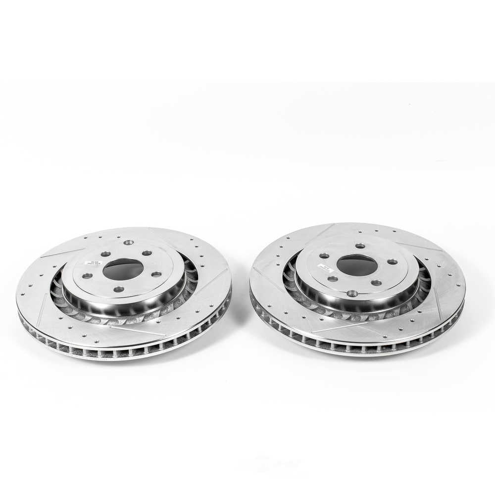 Power Stop AR82180XPR Evolution Drilled & Slotted Rotors -Rear