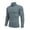 Blue, variant on Mens Mock Neck Long Sleeve Tees Slim Fit Knit Pullovers Soft Fleece Ribbed Thermal Base Layer Tops