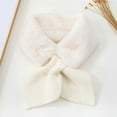 thumbnail image 2 of Puntoco Clearance All-Match Thick Plush Towel Lady Winter Plush Scarf Jacket Lady Scarf Warm Bib, 2 of 2
