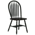 thumbnail image 3 of Sunset Trading Black Cherry Selections 5PC 60" Oval Wood Dining Set in Black, 3 of 5