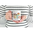 thumbnail image 2 of Vintage 1950 feat. Retro Sunset & Palm Trees Ceramic Coffee & Tea Mug (15oz), 2 of 6