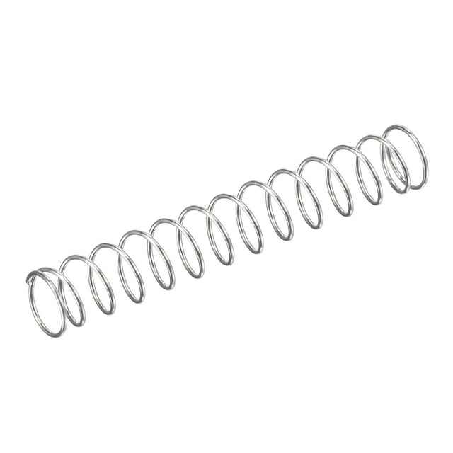 Unique Bargains 5mmx0.4mmx30mm 304 Stainless Steel Compression Spring 2N Load Capacity 15 pcs