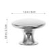 thumbnail image 2 of unbranded 10Ud Pomos Para Cajones Y Puertas De Cocina En Níquel Cepillado Plata De Material Resistente, 2 of 7
