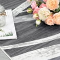 thumbnail image 4 of CAROMIO Modern Washable Area Rugs for Living Room Distressed Area Rug Wave Non Slip Throw Rugs with Rubber Backing Soft Rugs for Bedroom, 8' x 10' Dark Gray, 4 of 7