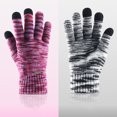 thumbnail image 4 of GOOHOCHY Thermal Gloves for Women Moderately Warm Woolen Full Finger 2Pcs, 4 of 5