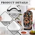 thumbnail image 4 of HELLHERO Highland Cow Floral Wreath Kitchen Accessories for Kitchen Counter Protective, Thickened Coffee Maker Protection 15.94"H x 9.45"L x 7.28"W, 4 of 6