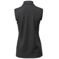 thumbnail image 3 of A2Y Women's Sleeveless Viscose Turtle Neck Sweater Top Charcoal Grey L, 3 of 5
