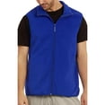 thumbnail image 3 of Men's Full-Zip Polar Fleece Vest, Royal Blue 2XL, 1 Count, 1 Pack, 3 of 7