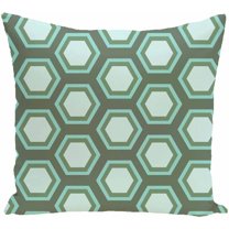 Simply Daisy 16" x 16" Hex Appeal Geometric Print Pillow